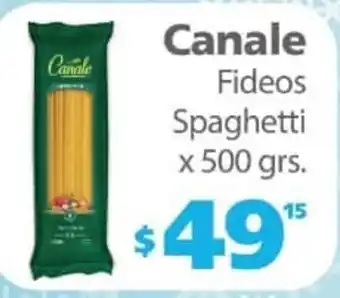 Actual Supermercados Canale Fideos Spaghetti x 500grs oferta
