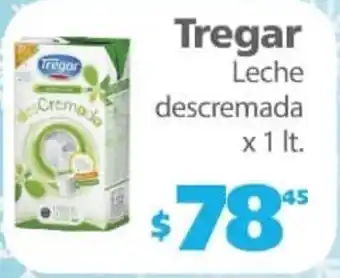 Actual Supermercados Tregar Leche descremada x 1lt oferta