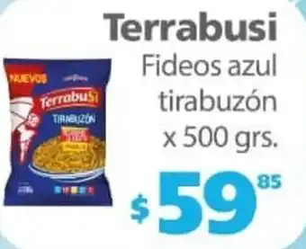 Actual Supermercados Terrabusi Fideos azul tirabuzón x 500grs oferta