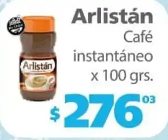 Actual Supermercados Arlistán Café instantáneo x 100grs oferta