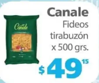 Actual Supermercados Canale Fideos tirabuzón x 500grs oferta