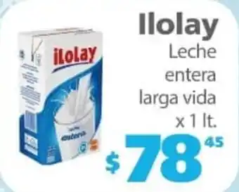 Actual Supermercados Ilolay Leche entera larga vida x 1lt oferta