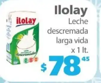 Actual Supermercados Ilolay Leche descremada larga vida x 1lt oferta