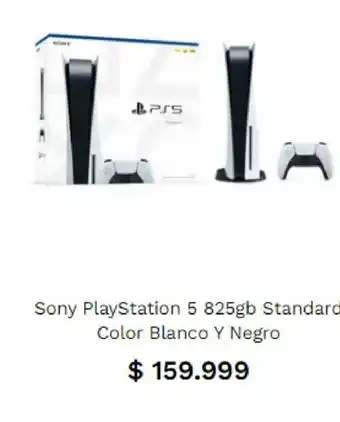 Frávega Sony Playstation 5 Standard Color Blanco y Negro oferta