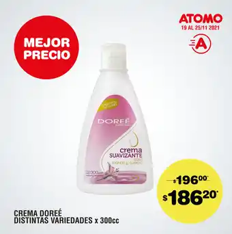 Atomo Conviene Crema Doreé Distintas Variedades x 300cc oferta
