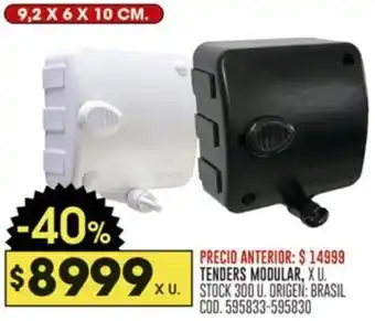 Coto Tenders modular oferta