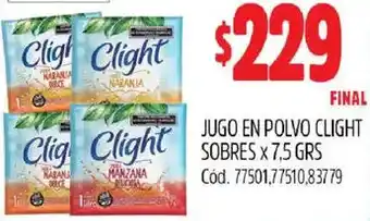 Supermercados Yaguar Clight Jugo en Polvo oferta