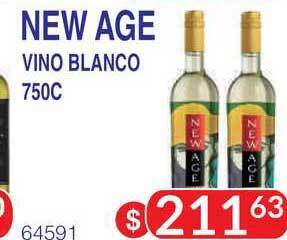 Masivos New Age Vino Blanco 750c oferta