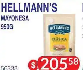 Masivos Hellmann's Mayonesa 950g oferta