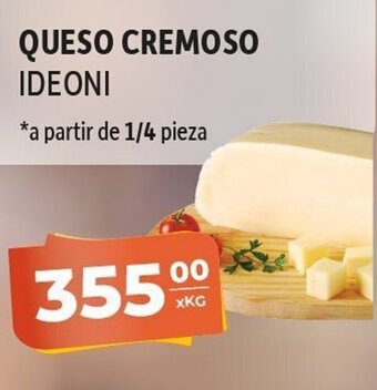 El Milagro Mayorista Queso Cremoso Ideoni oferta