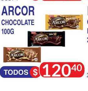 Masivos Arcor Chocolate 100g oferta