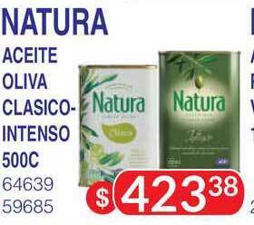 Masivos Natura Aceite Oliva Clasico-intenso 500c oferta