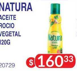 Masivos Natura Aceite Rocio Vegetal 120g oferta