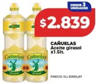 Supermayorista Vital Cañuelas aceite girasol oferta