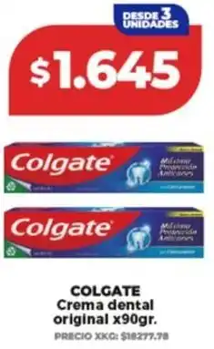 Supermayorista Vital Colgate crema dental original oferta