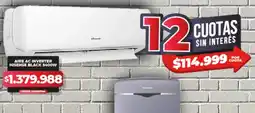 Supermayorista Vital Aire ac inverter hisense black oferta