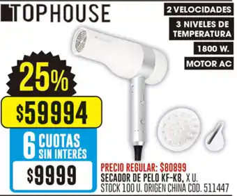 Coto Tophouse secador de pelo KF-K8 oferta