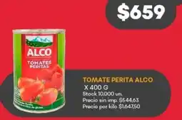 Supermercados Tadicor Alco tomate perita oferta