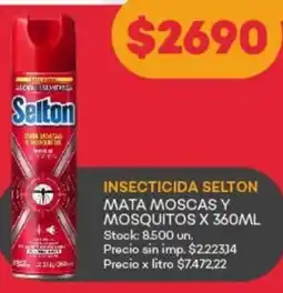 Supermercados Tadicor Selton insecticida oferta