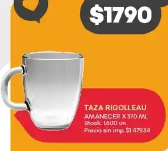 Supermercados Tadicor Taza Rigolleau Amanecer oferta