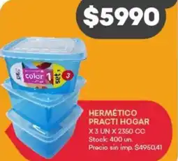 Supermercados Tadicor Hermético Practi Hogar oferta