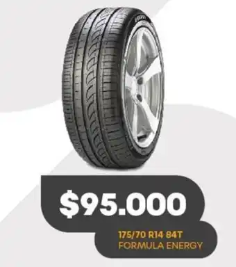 Supermercados Tadicor Neumático 175/70 R14 84T FORMULA ENERGY oferta