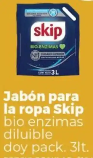 Supermercados Vea Skip jabón para la ropa oferta