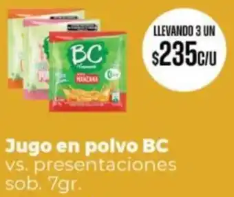 Supermercados Vea BC Jugo en polvo oferta