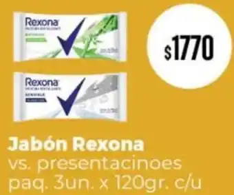 Supermercados Vea Rexona jabón oferta