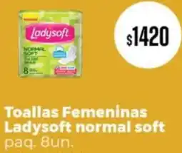 Supermercados Vea Ladysoft normal soft toallas femeninas oferta