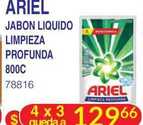 Masivos Ariel Jabon Liquido Limpieza Profunda 800c oferta