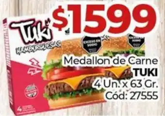 Diarco Tuki medallon de carne oferta