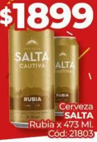 Diarco Salta cerveza rubia oferta