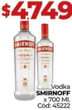 Diarco Smirnoff vodka oferta