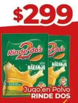 Diarco Rinde dos jugo en polvo oferta