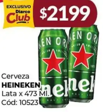 Diarco Heineken cerveza lata oferta