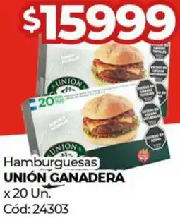 Diarco Unión ganadera hamburguesas oferta