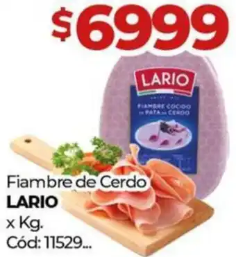 Diarco Lario fiambre de cerdo oferta