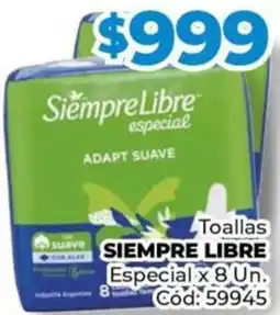 Diarco Siempre libre toallas especial oferta