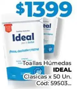 Diarco Ideal toallas húmedas clasicas oferta