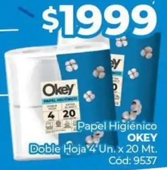 Diarco Okey papel higiénico oferta