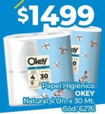 Diarco Okey papel higiénico oferta