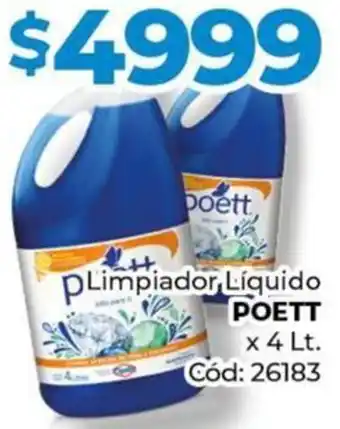 Diarco Poett limpiador liquido oferta