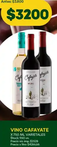 Super MAMI Vino cafayate oferta
