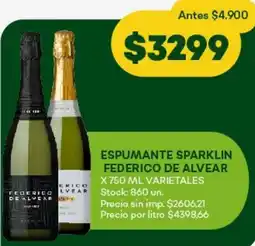 Super MAMI Espumante sparklin federico de alvear oferta