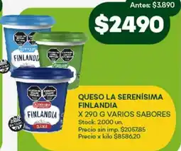 Super MAMI Queso la serenísima finlandia oferta