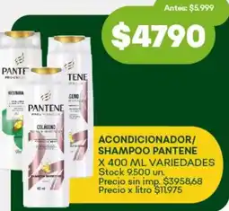 Super MAMI Pantene acondicionador/ shampoo oferta