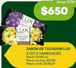 Super MAMI Lux jabón de tocador oferta