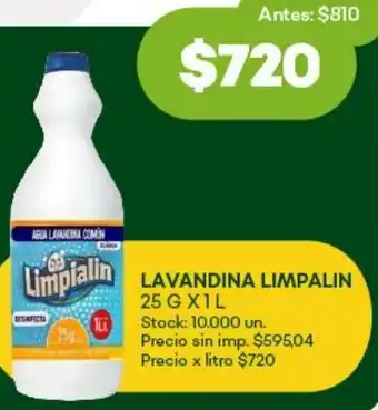 Super MAMI Limpalin lavandina oferta