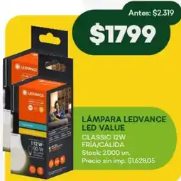 Super MAMI Lámpara ledvance led value oferta